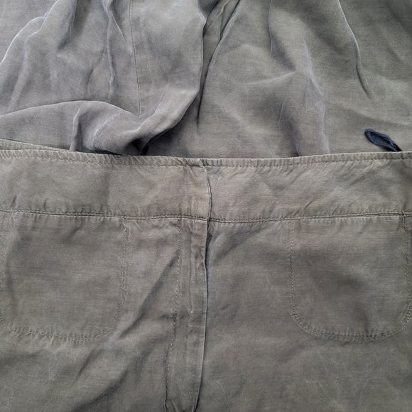 Jacqueline Riu Brown Cargo Pant Capris - Picture 3 of 5